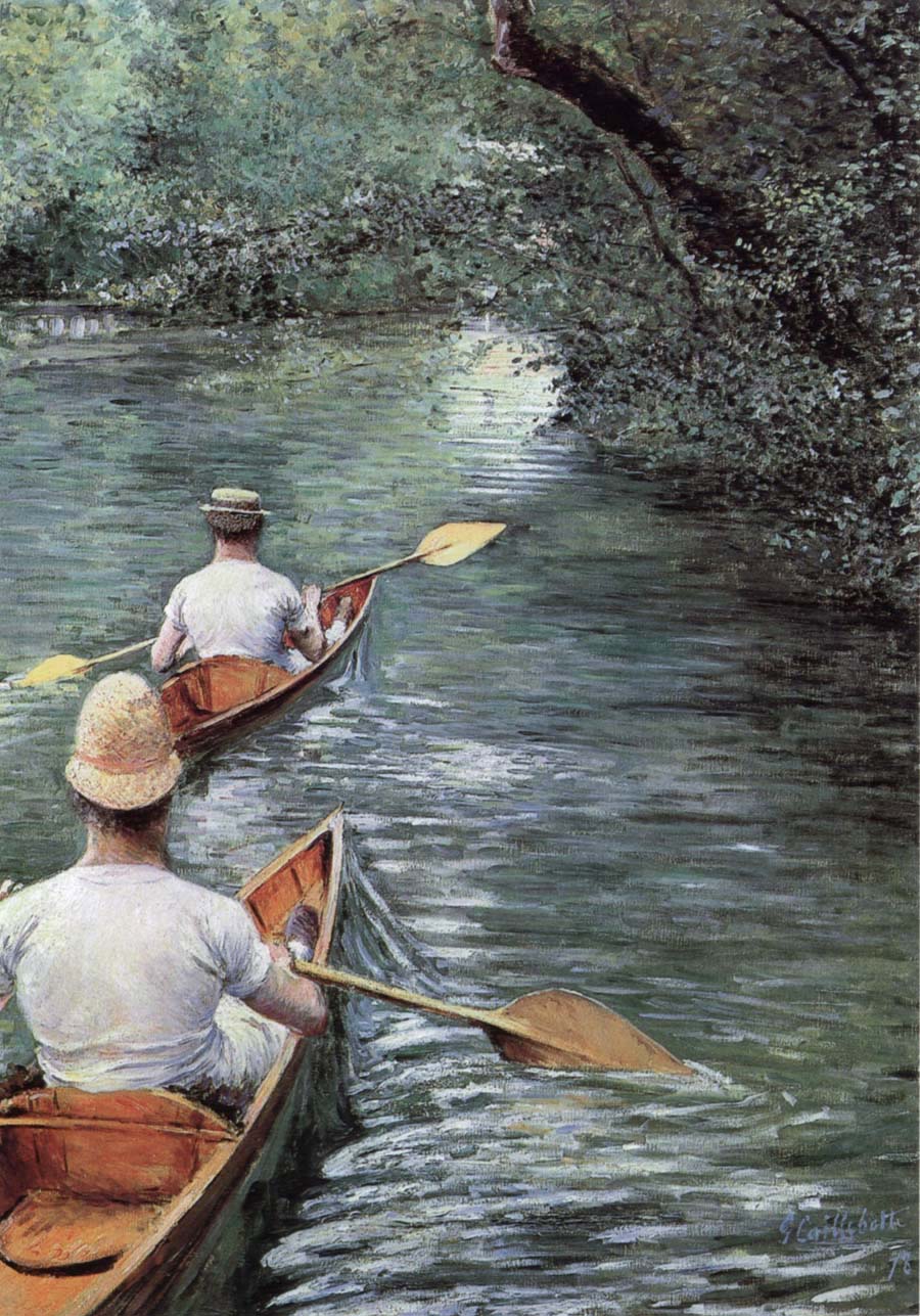 Canoeing on the Yerres